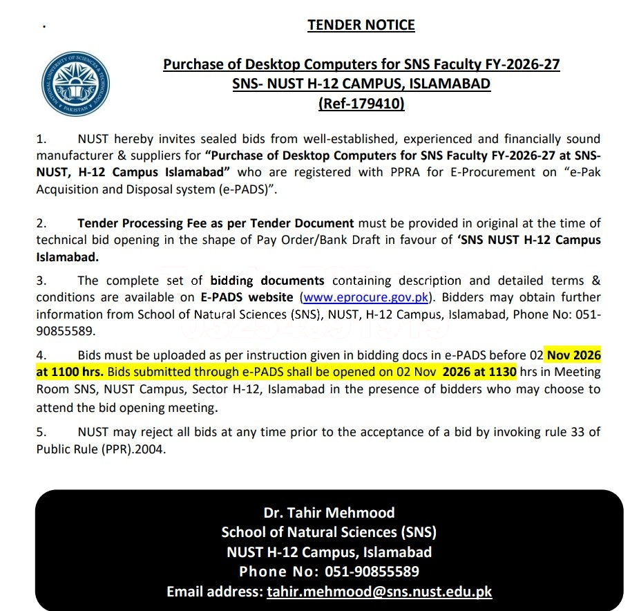 Tender Document