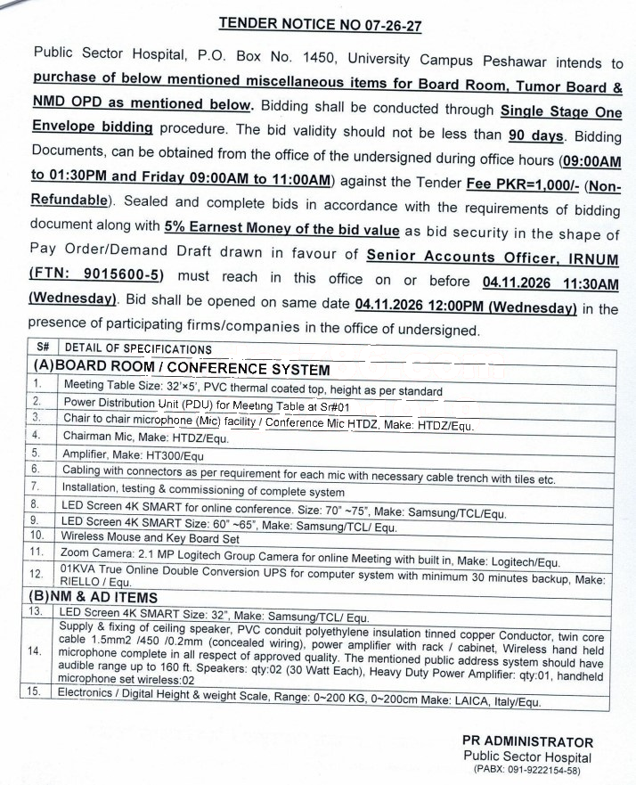 Tender Document