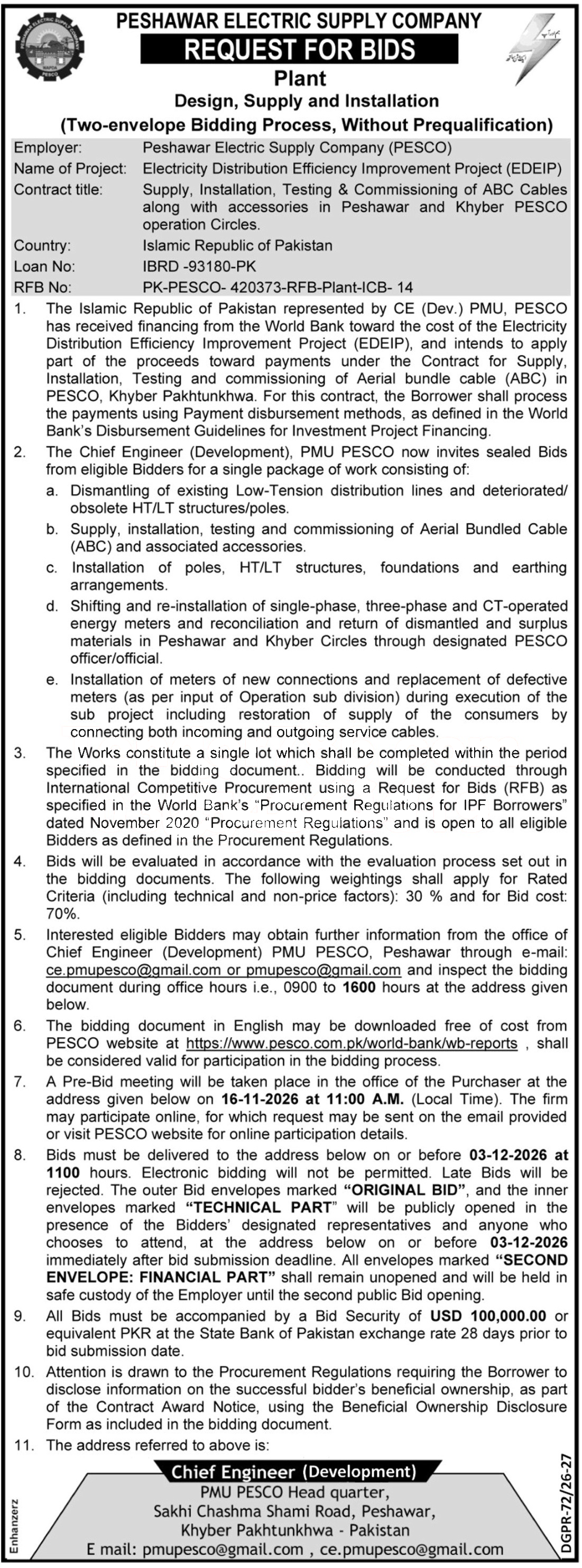 Tender Document