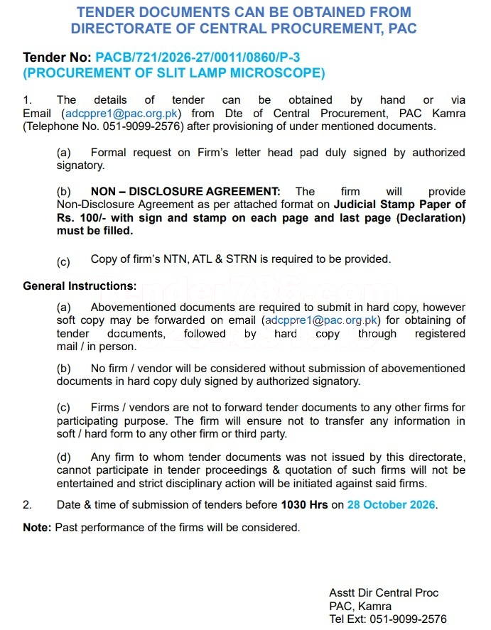 Tender Document
