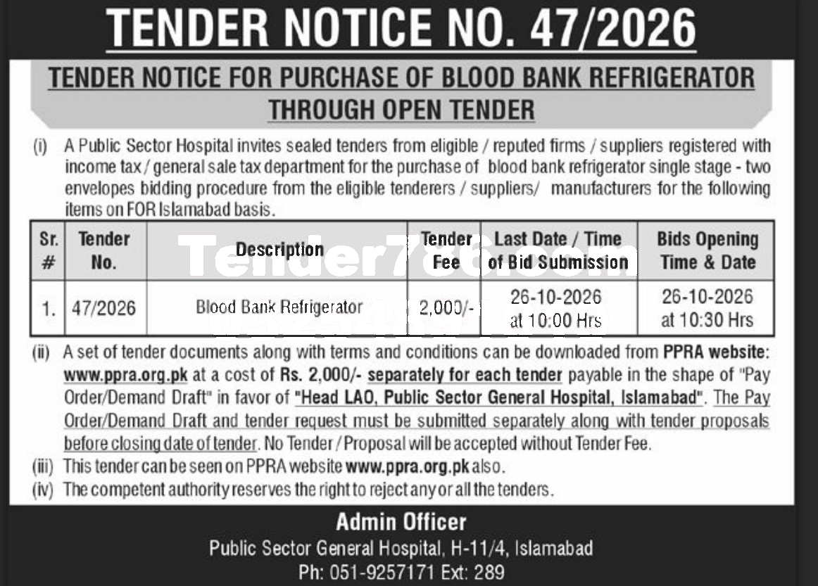 Tender Document