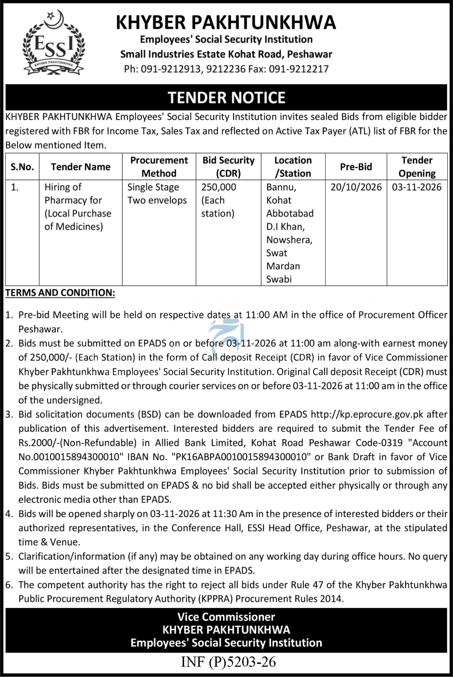 Tender Document