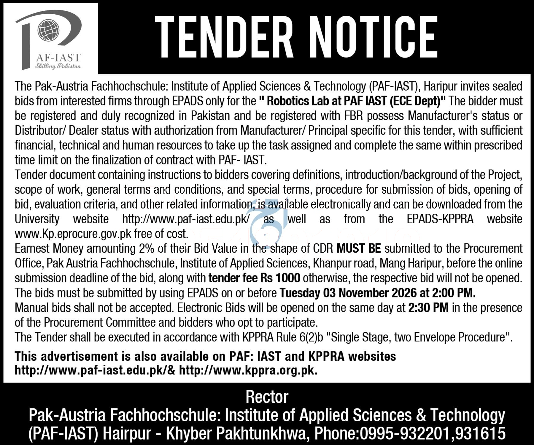Tender Document