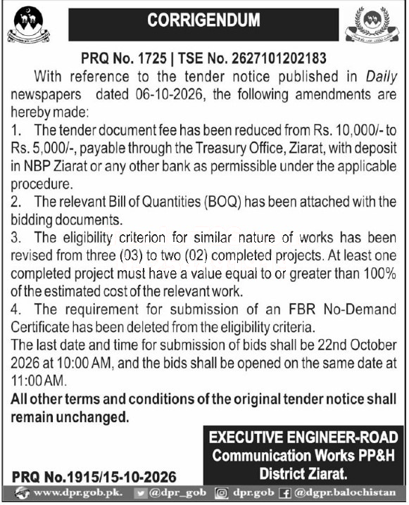 Tender Document