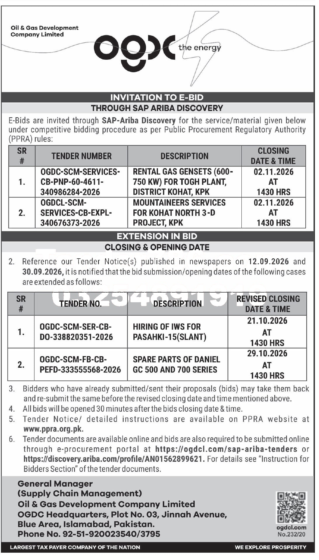 Tender Document