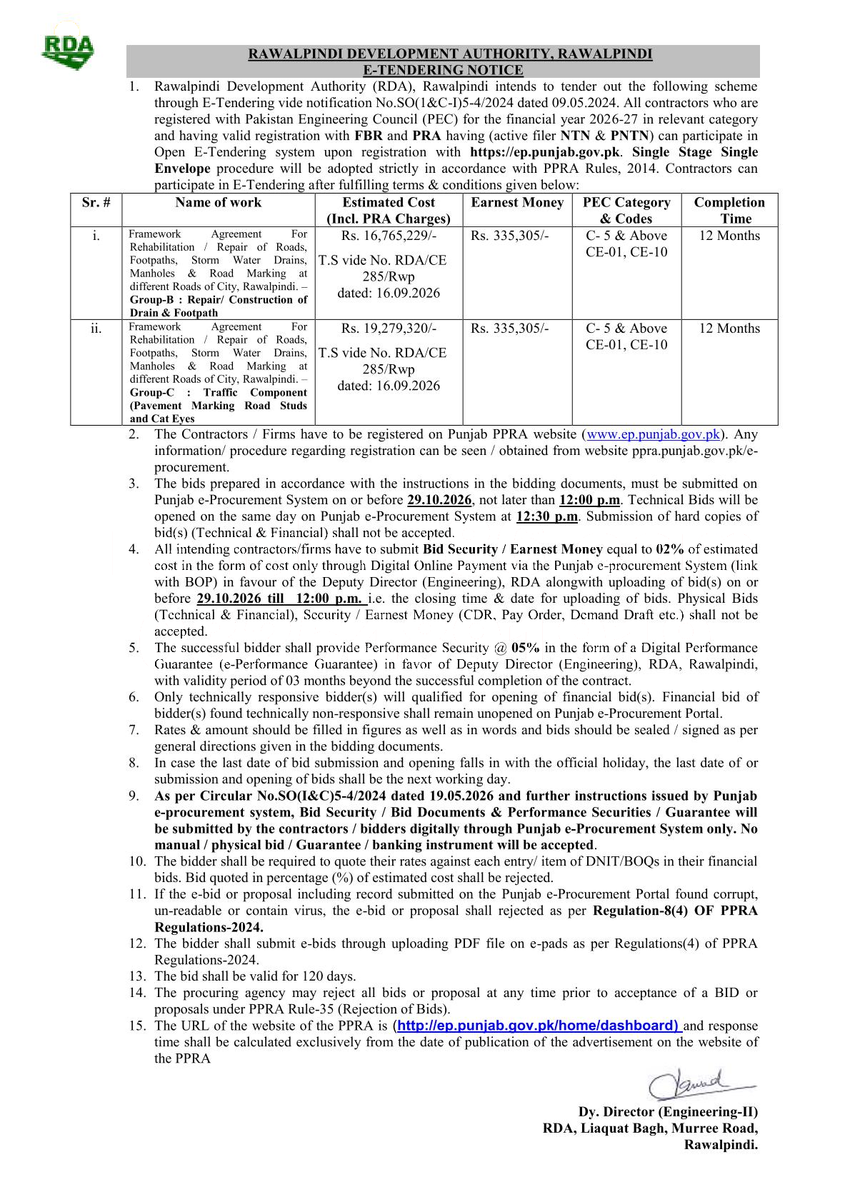 Tender Document