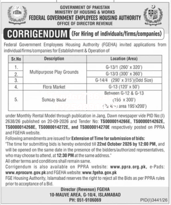 Tender Document