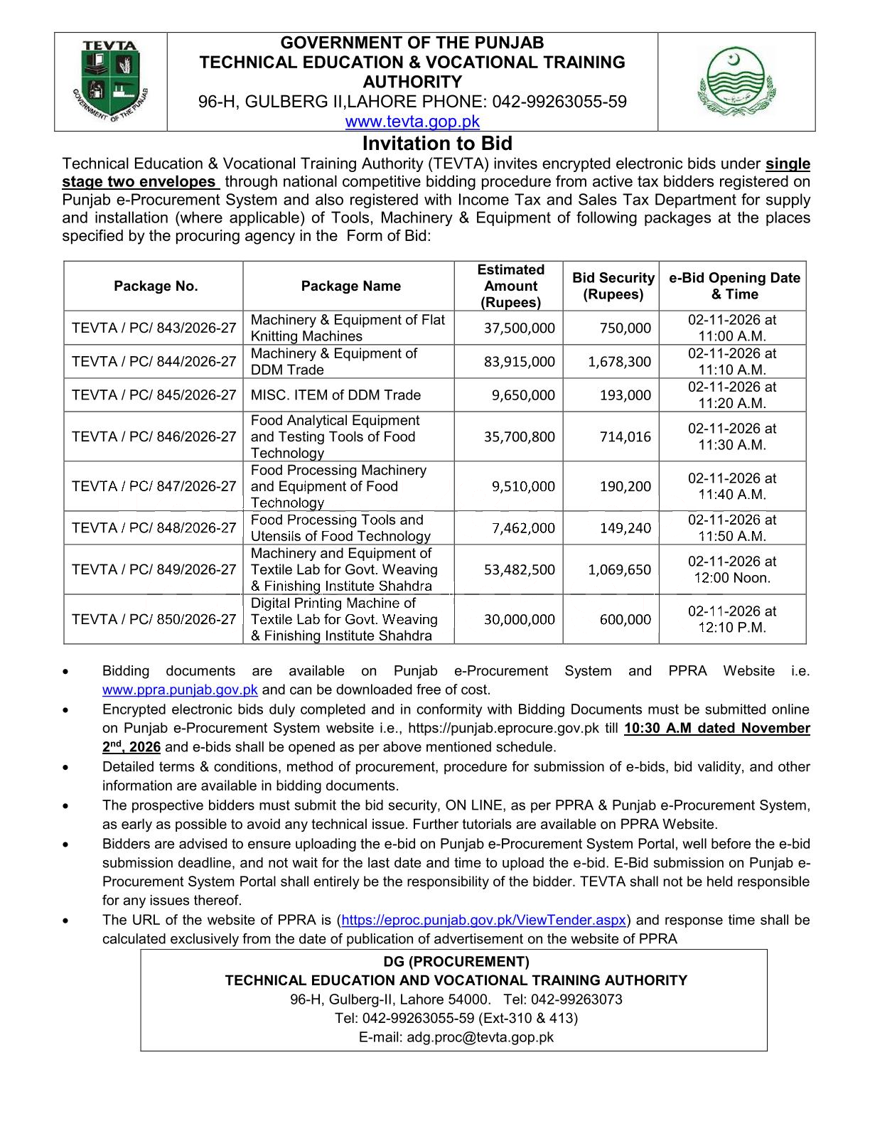 Tender Document
