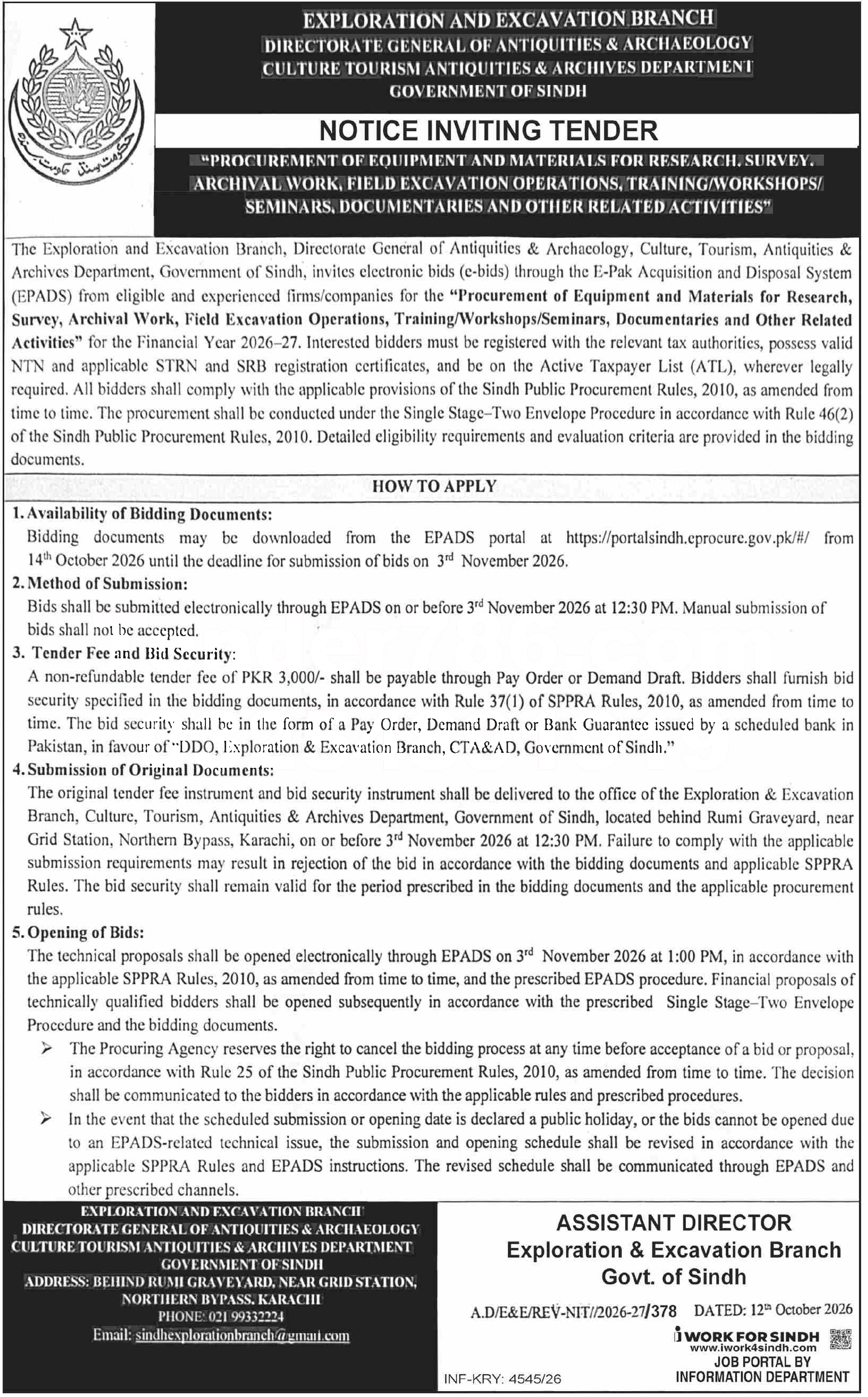 Tender Document