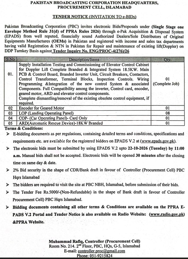 Tender Document