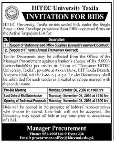 Tender Document