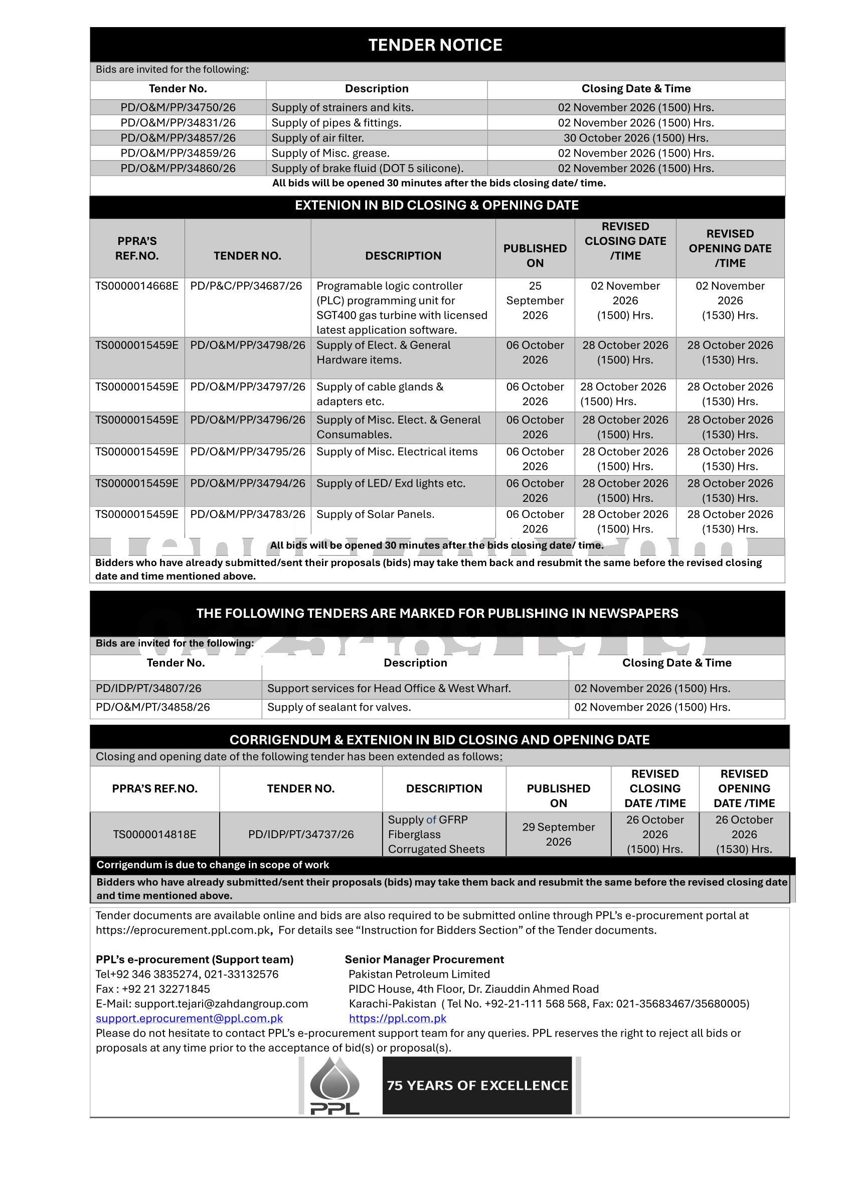 Tender Document