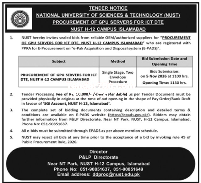 Tender Document