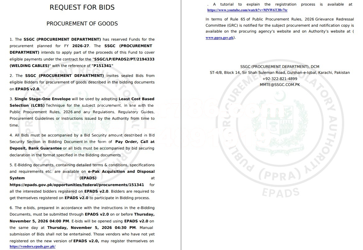 Tender Document