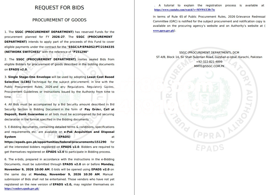 Tender Document