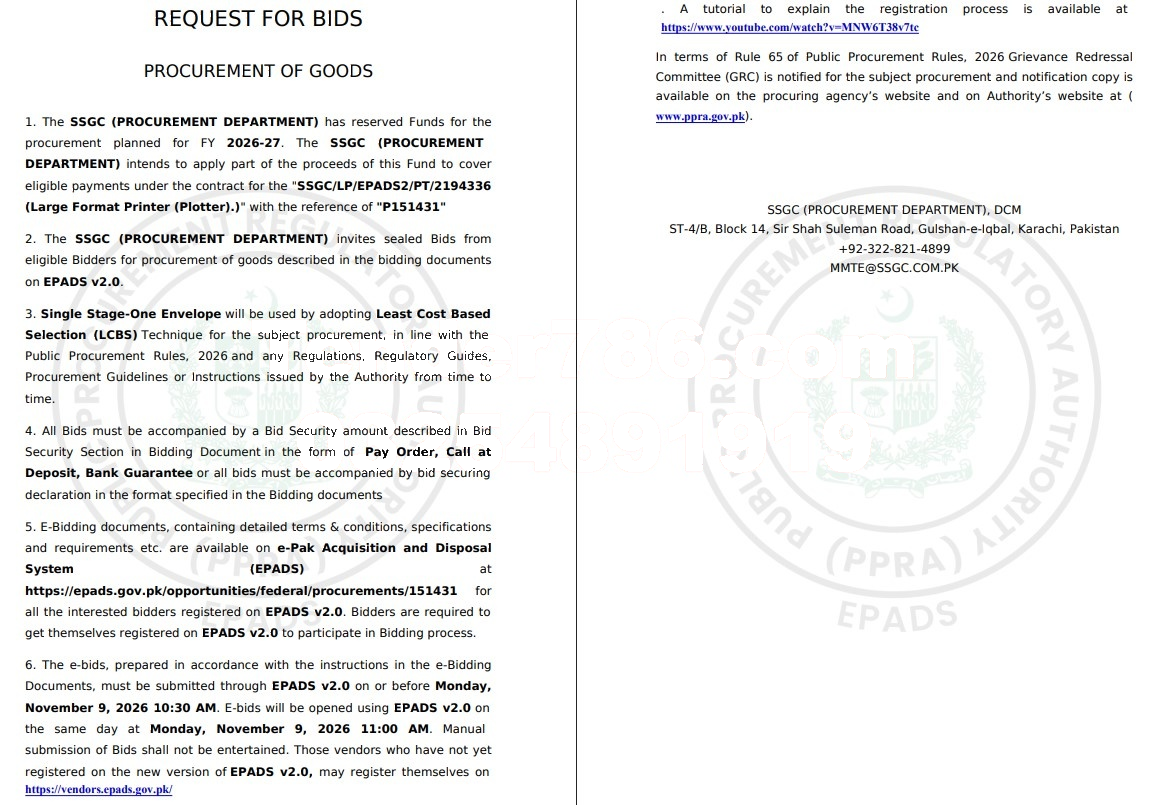 Tender Document