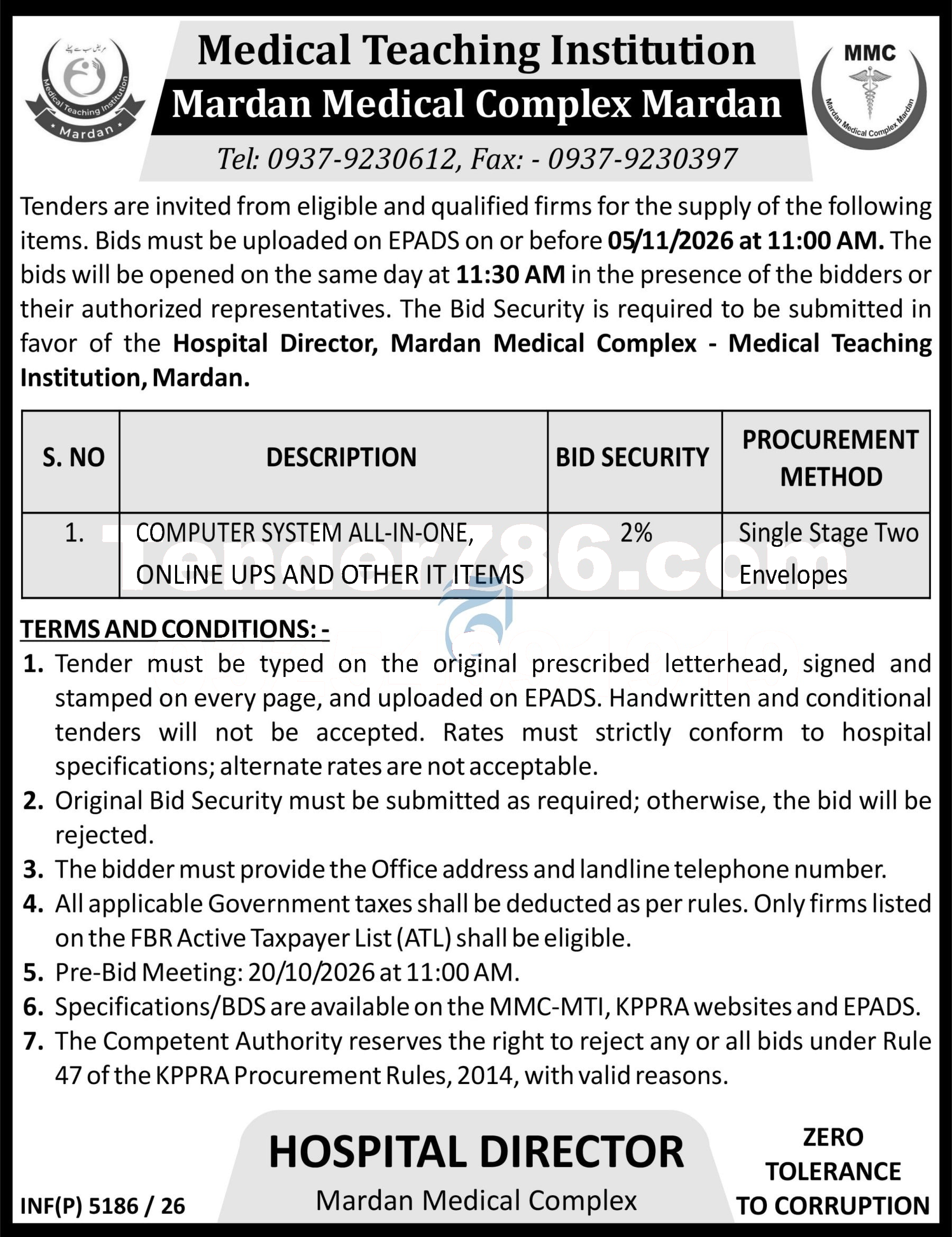 Tender Document