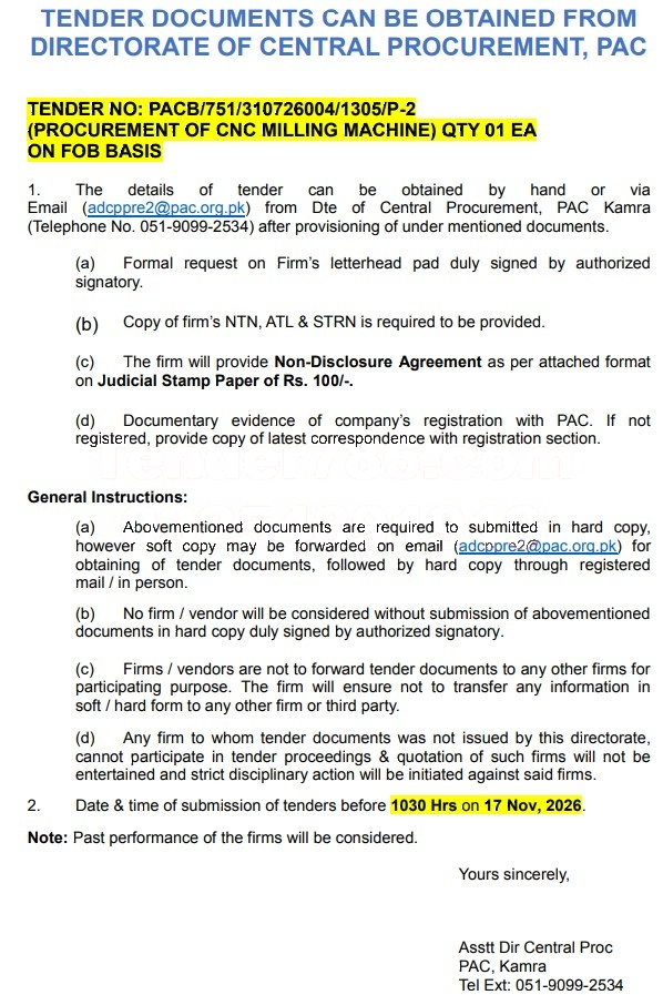 Tender Document