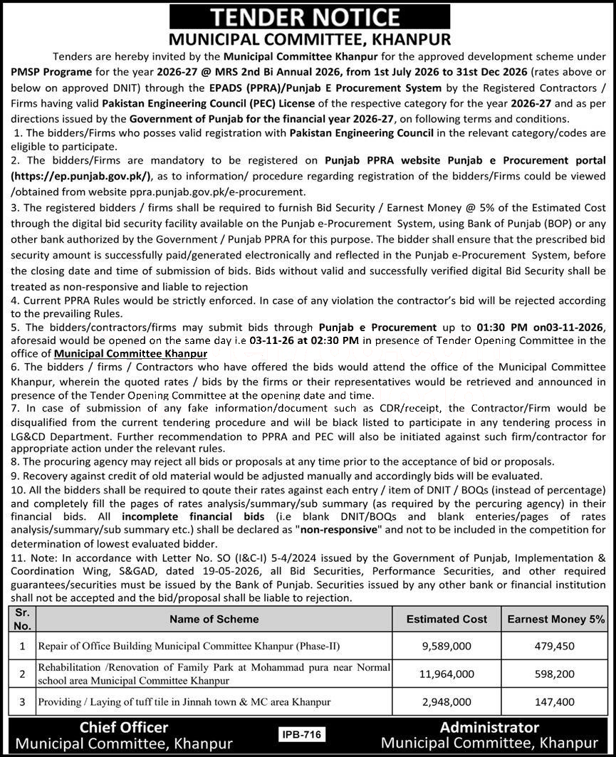Tender Document