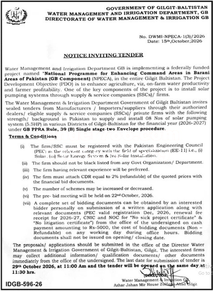 Tender Document