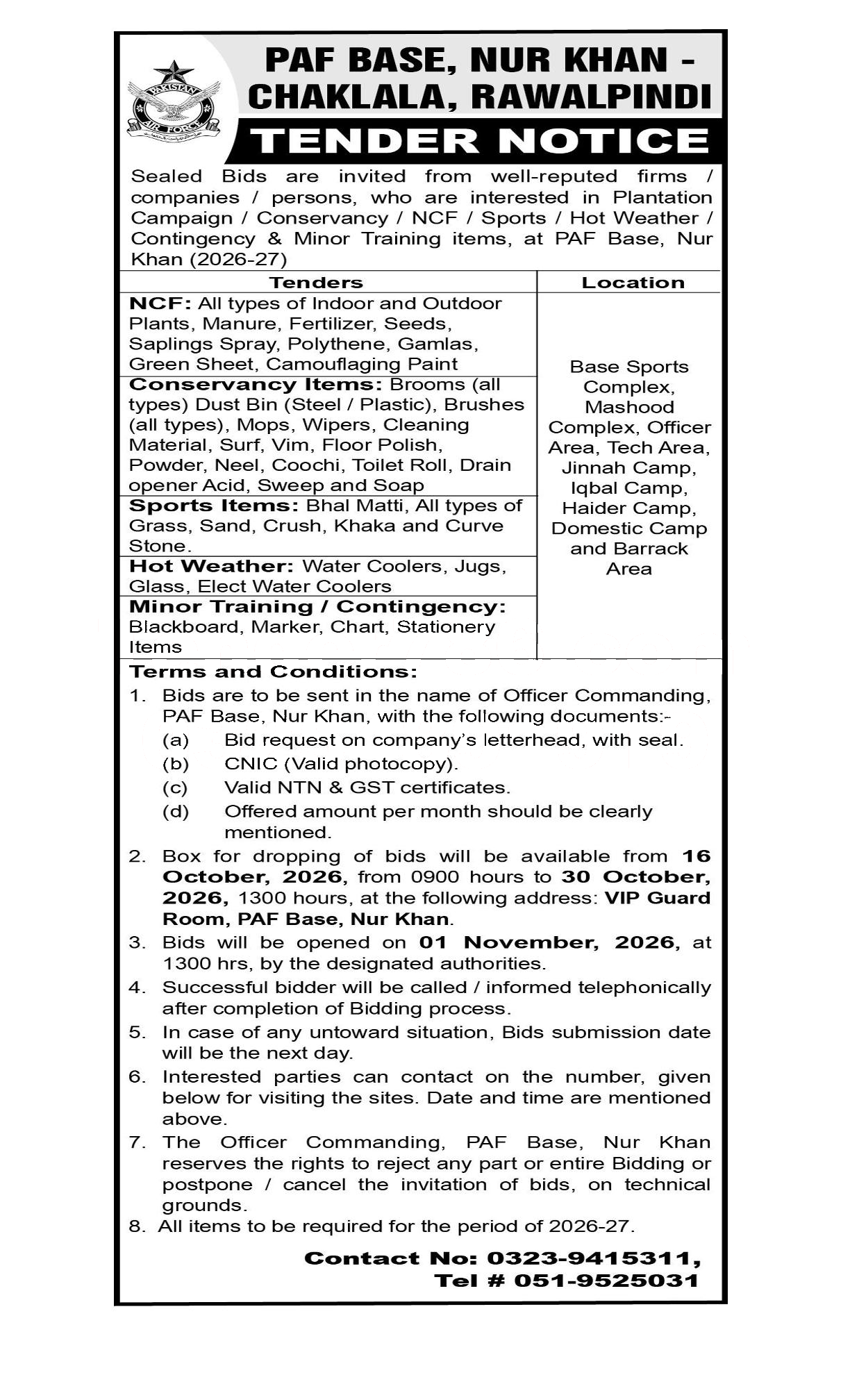 Tender Document