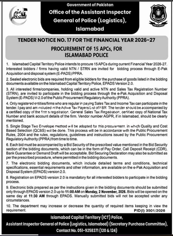 Tender Document