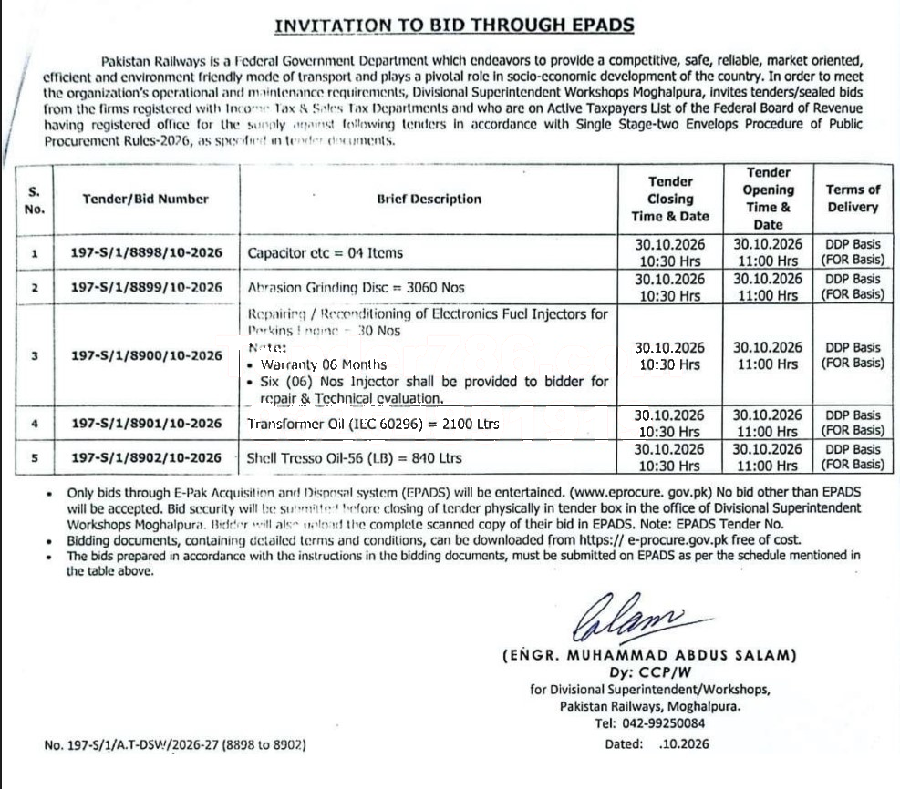 Tender Document