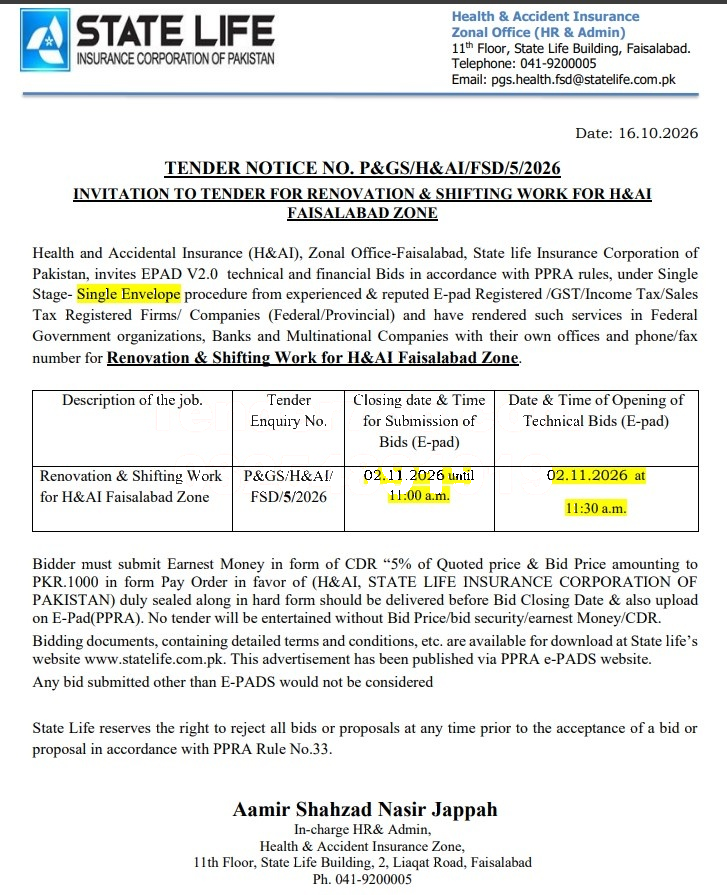 Tender Document