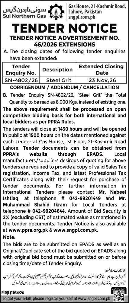 Tender Document