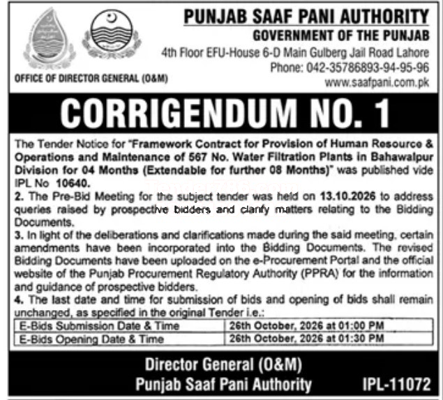 Tender Document