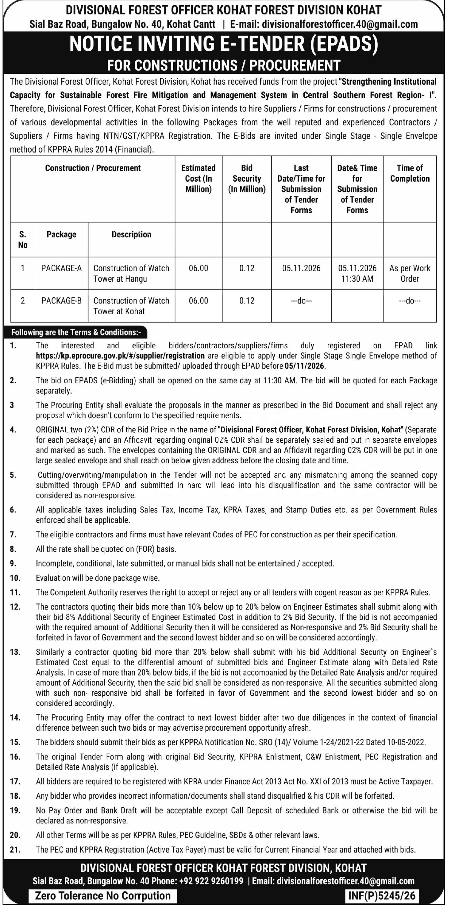 Tender Document