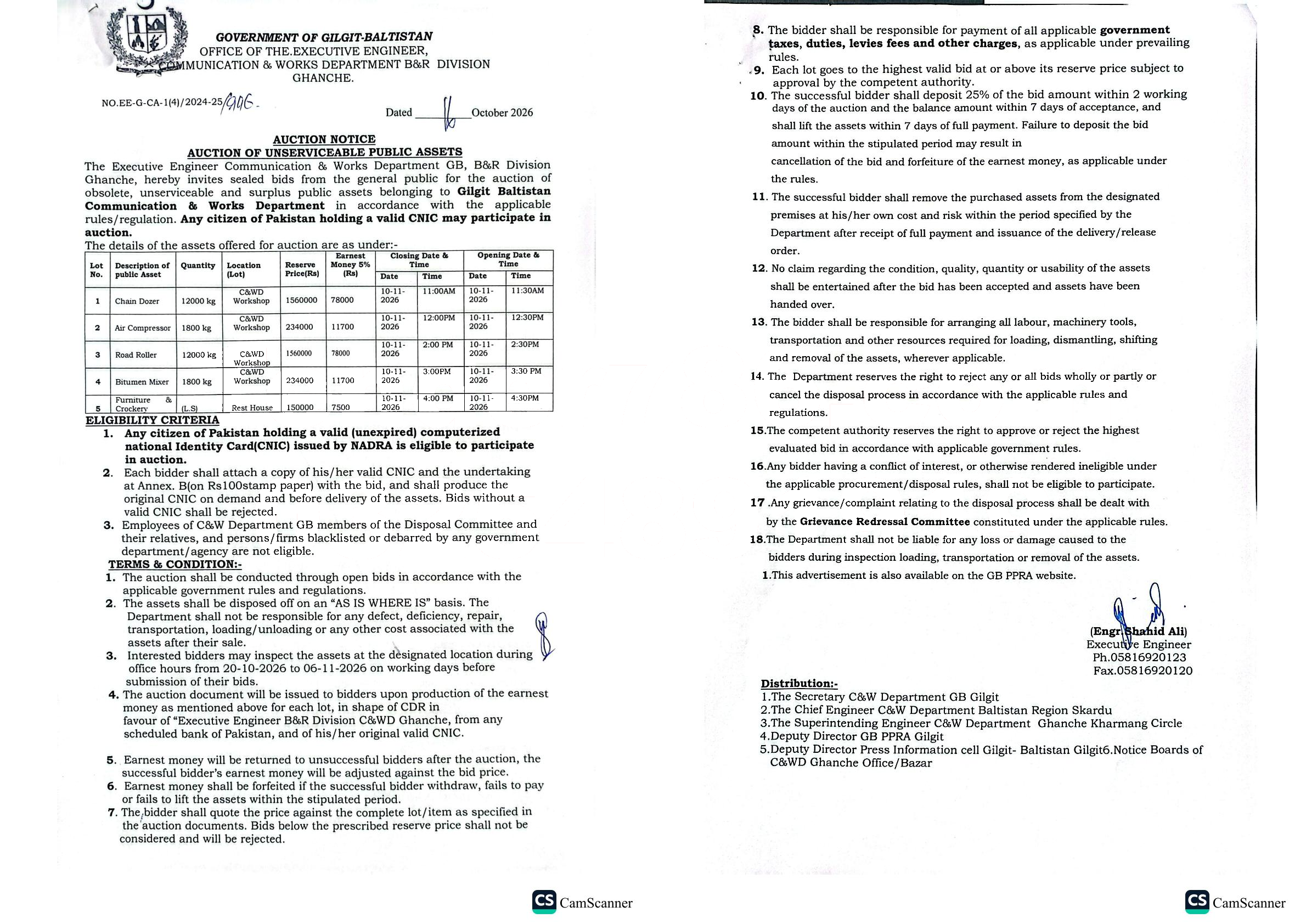 Tender Document