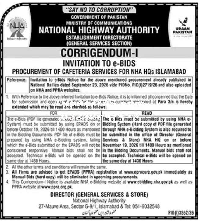 Tender Document