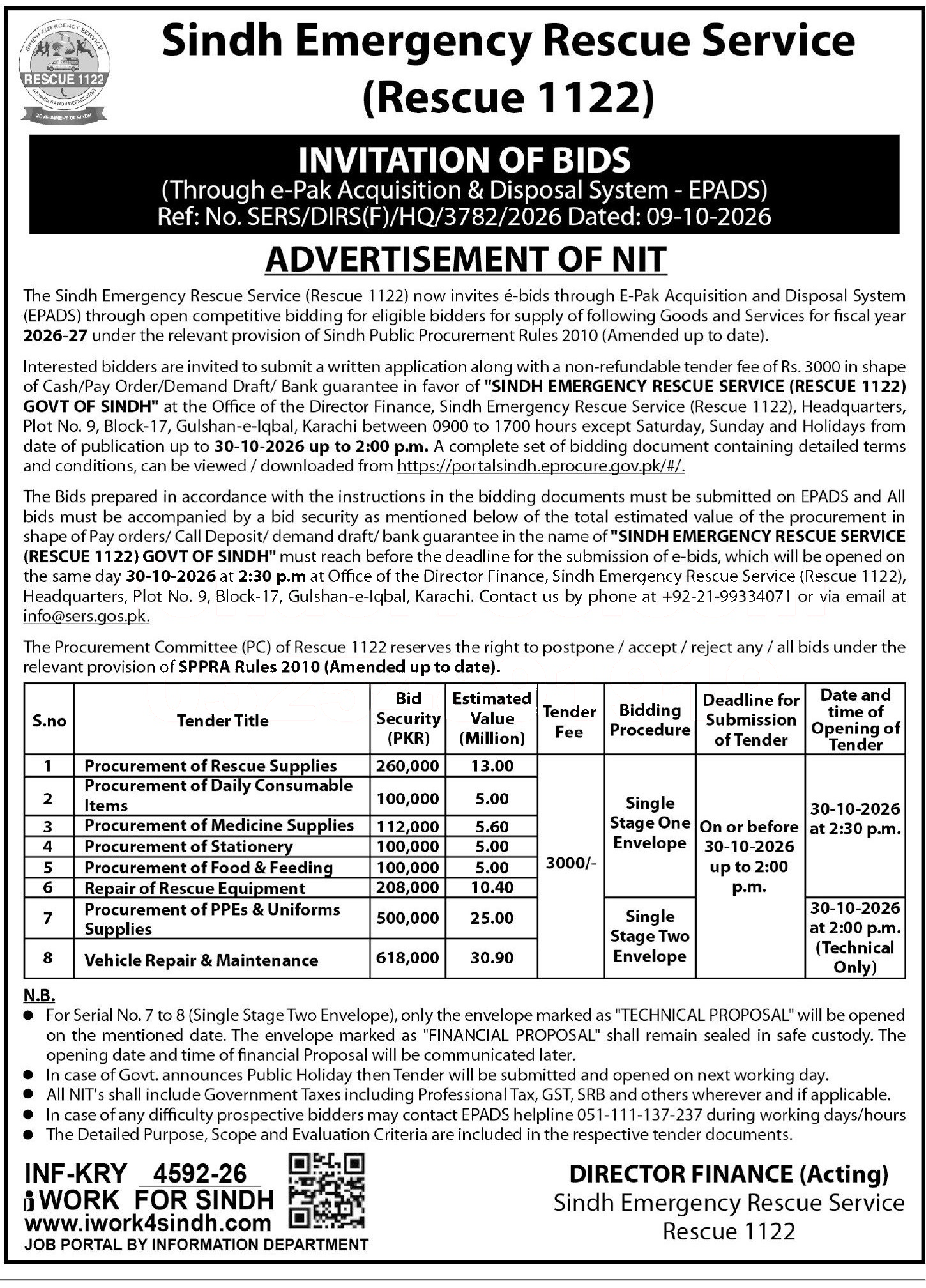 Tender Document