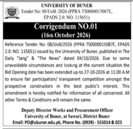 Tender Document