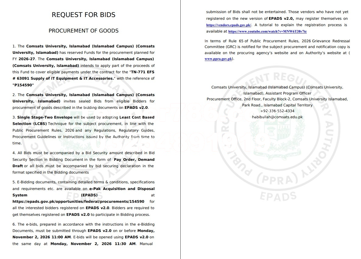 Tender Document