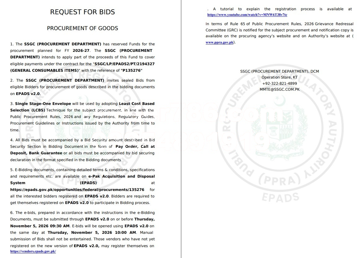 Tender Document