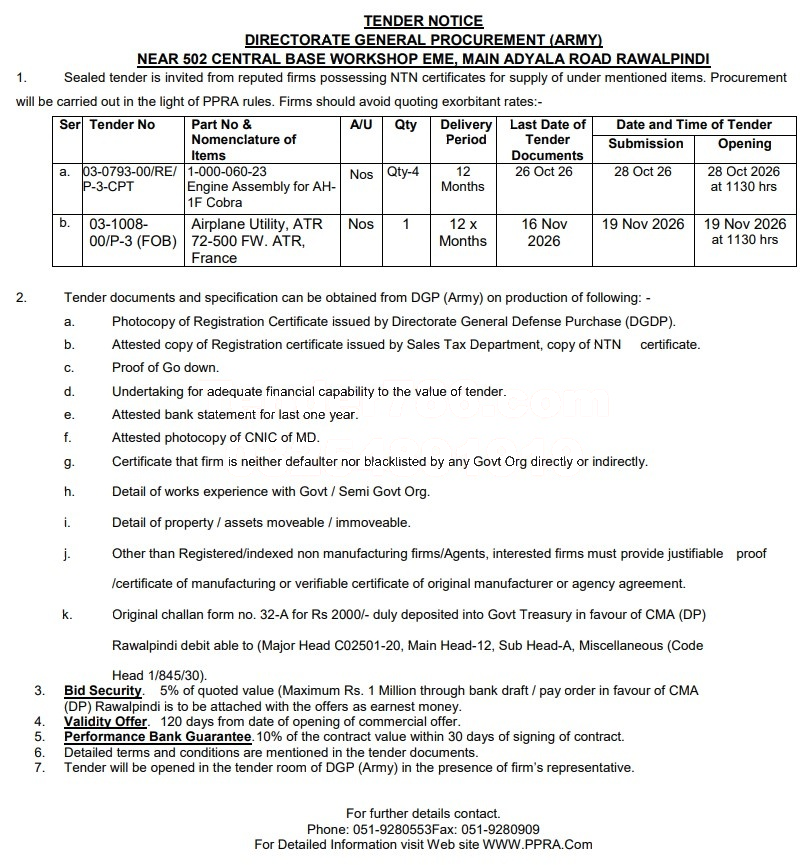 Tender Document