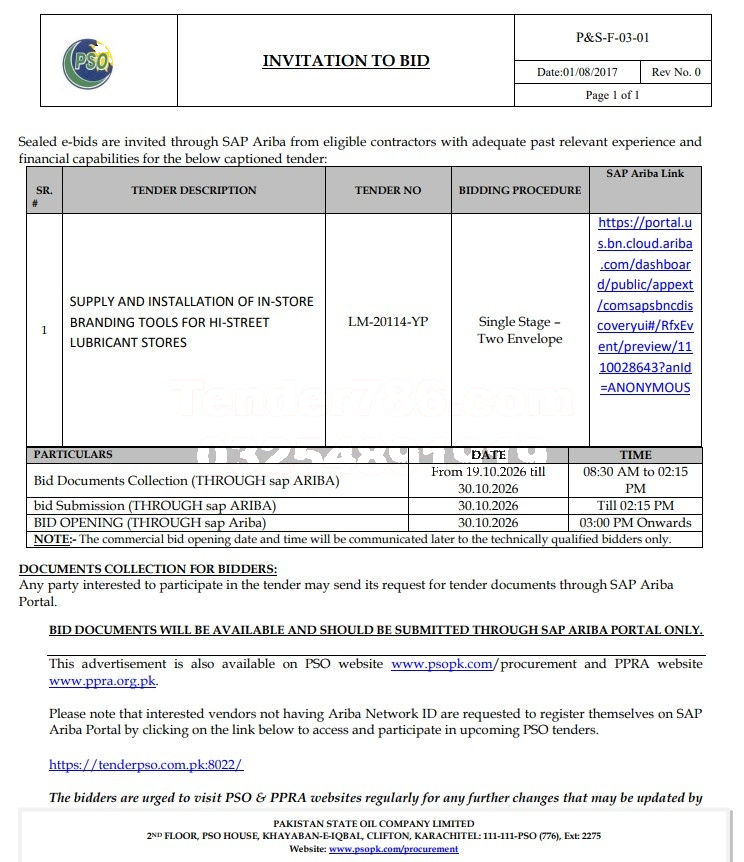 Tender Document