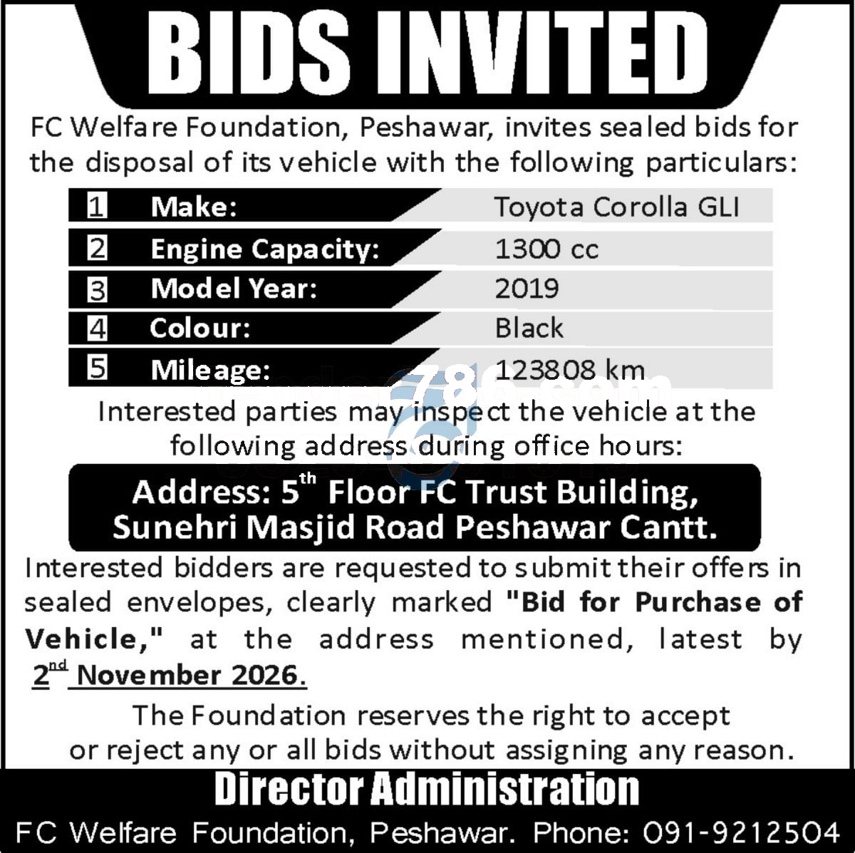 Tender Document