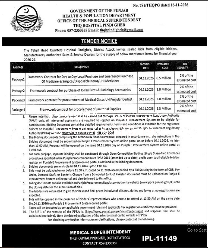 Tender Document
