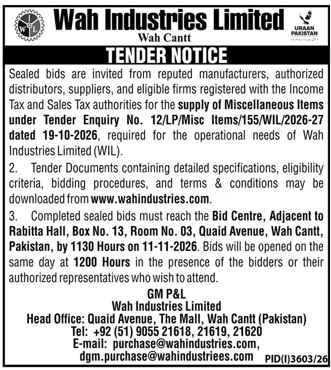 Tender Document