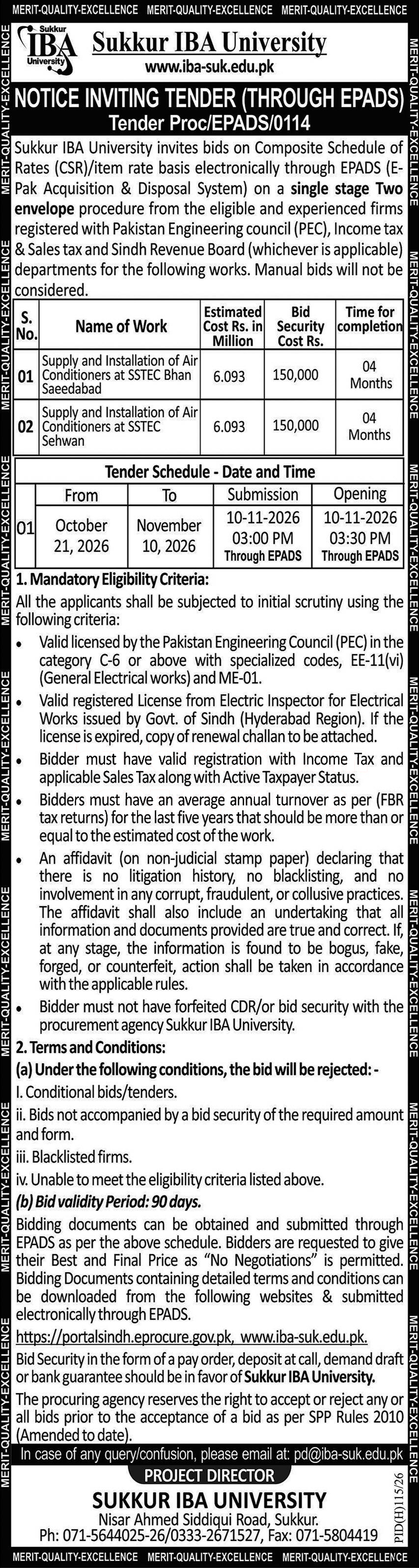 Tender Document