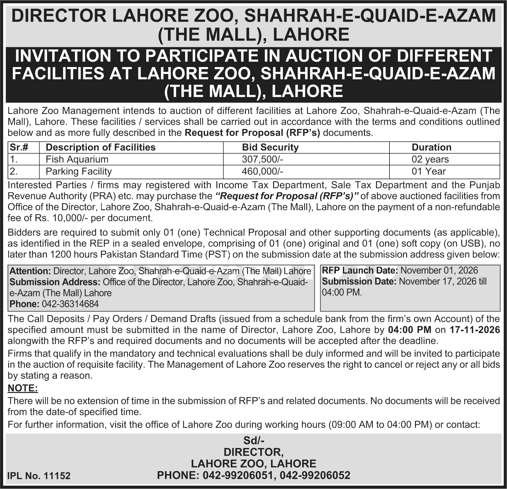 Tender Document