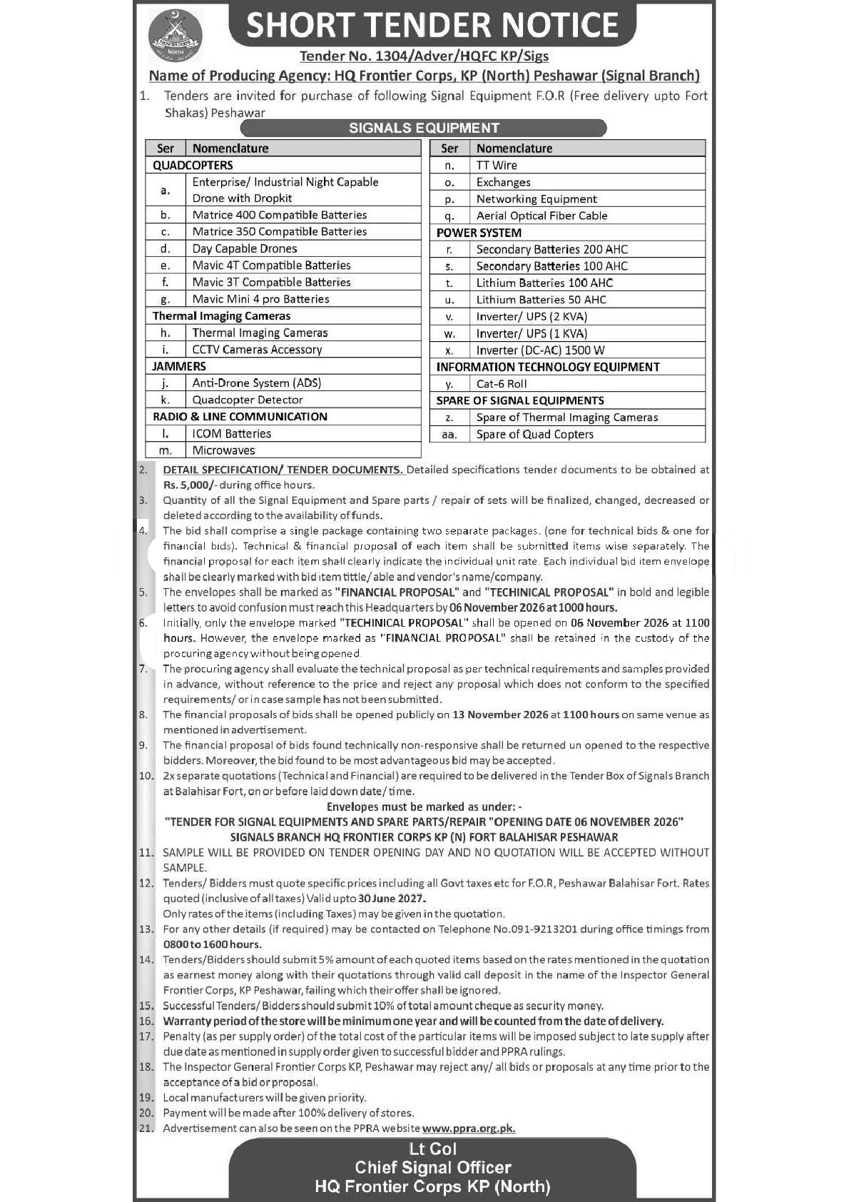 Tender Document