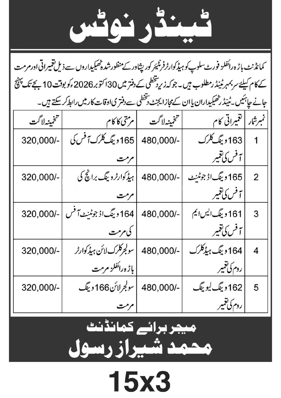 Tender Document