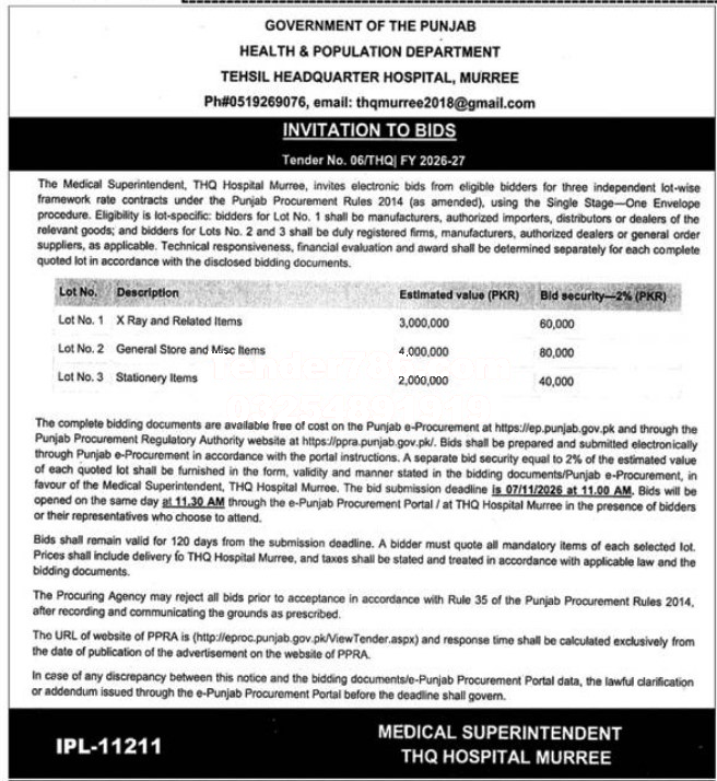 Tender Document