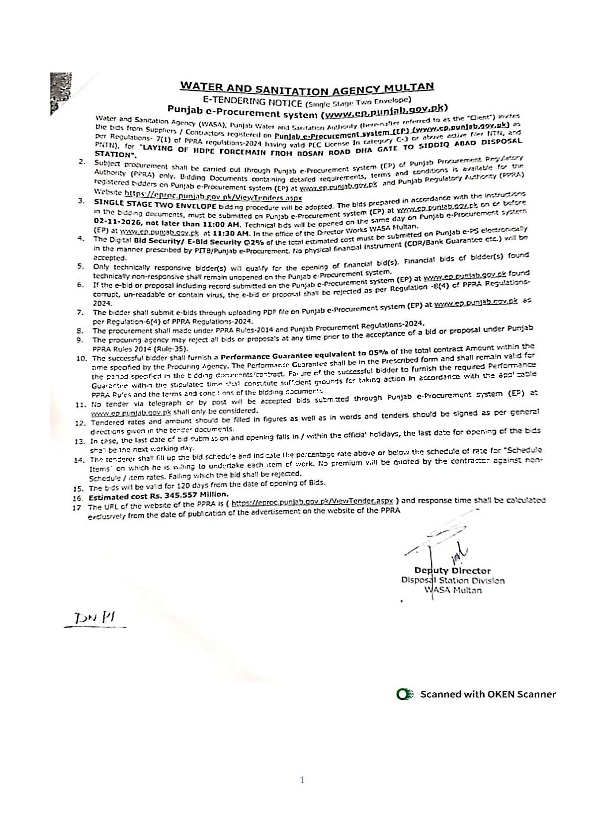 Tender Document