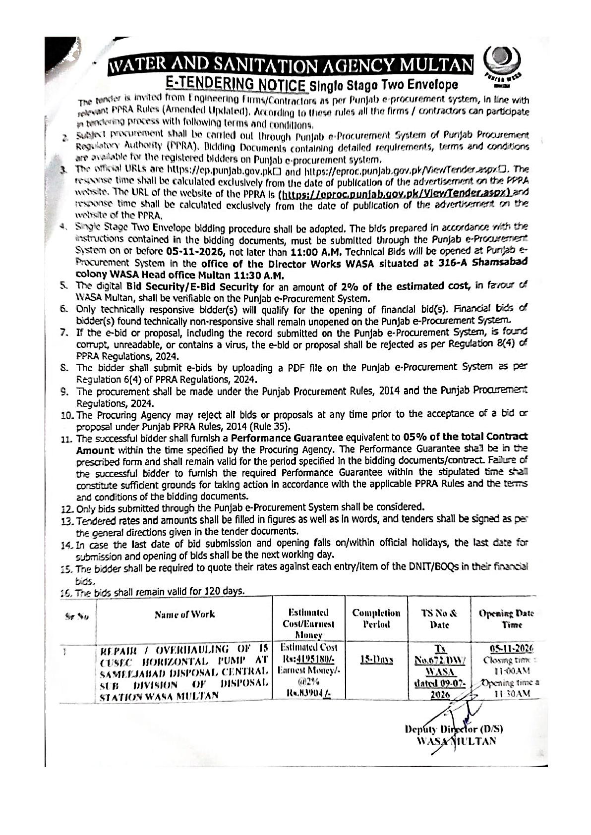 Tender Document