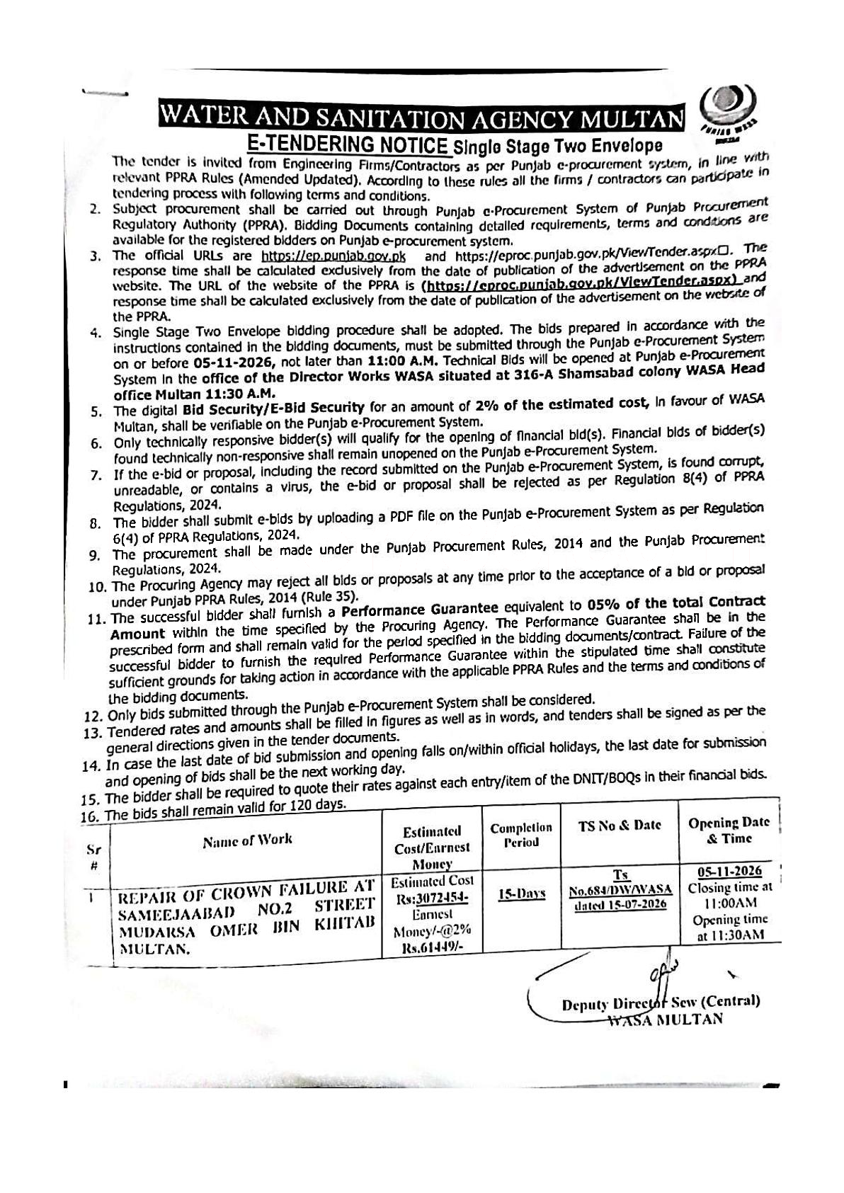 Tender Document